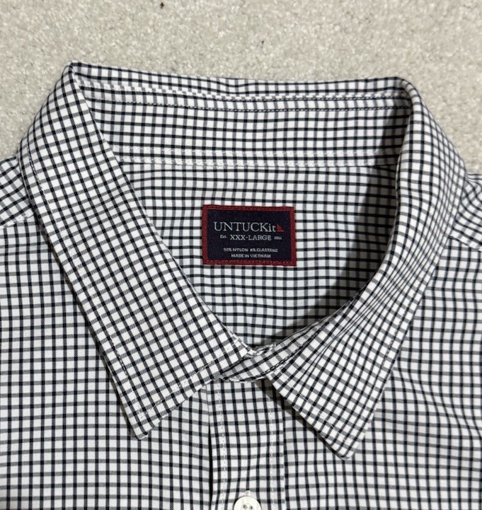 UNTUCKIT Performance (3) Button Up Shirts Mens 3X… - image 10