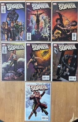 SQUADRON SUPREME #1-7 Run (Marvel 2006) 2008 #1 |Hyperion Nighthawk 23 Book Set