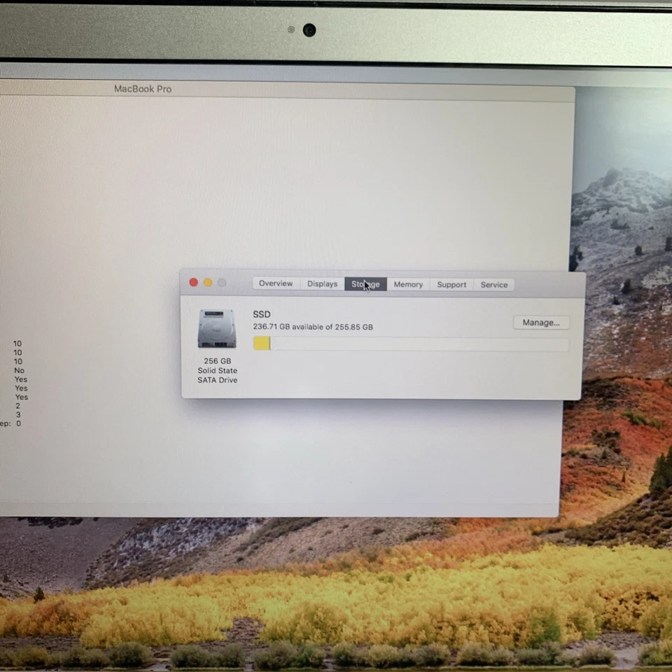 MacBook Pro Mid 2010, 15.4 inch, 2.66 GHz i7, Anti Glare, 256GB SSD Read Desc - Image 3 of 4