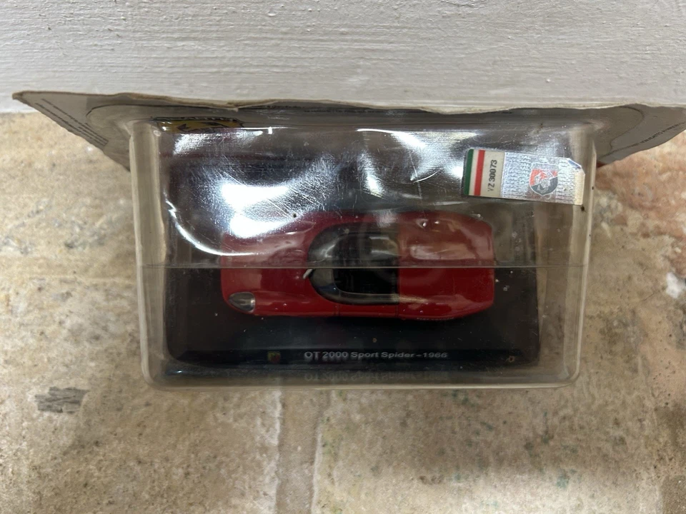 Modellino auto OT Abarth 2000 Sport Spider 1966-Abarth collection-1/43 Hachette - Immagine 4 di 4