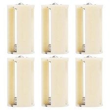 6pcs 3 AA to D Size Parallel Battery Convertor Adapter Holder 3 AA to 1 D Conver