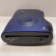Iomega Zip 100 USB External MB Drive Model Z100USBNC 30220101 Blue UNTESTED