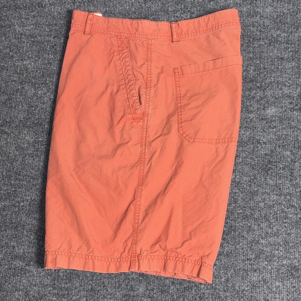 Pantalones Cortos Aigle Para Hombre 36 Naranja Informal Chino Verano Clásico Bolsillos Algodón Exterior Foto 4 de 4