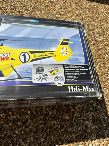 Heli Max AXE EZ Pre-Built Radio Controlled Helicopter In Box - Picture 3 of 24