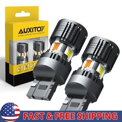 AUXITO Canbus 7443 Dual 7444 Color White Amber LED Switchback Turn Signal Light