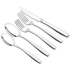 40-Piece Stainless Steel Flatware Set, Service for 8