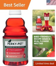 Hummingbird Nectar Concentrate - 32 oz, Makes 96 oz Red Nectar - Attracts Birds
