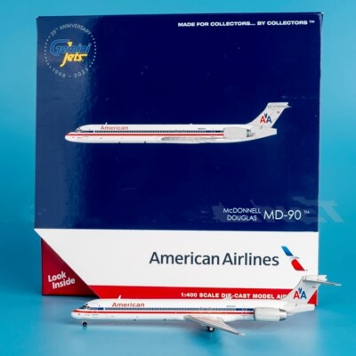 1:400 Geminijets American Airlines McDonnell Douglas MD-90 Plane