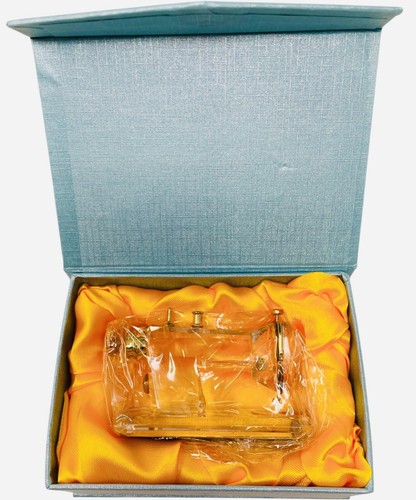 Baby Lock Mini Crystal Sewing Machine Figurine with Gold Accent - Picture 9 of 10