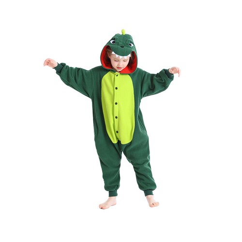 Disfraz de dinosaurio para niños Halloween Animal Juegos con disfraces Mono Suave Invierno Prendas para dormir - Imagen 24 de 47