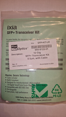 NetOptics 10GIG SFP + Transceiver Kit SFP+KT-LR  8,5um Mit Kabel