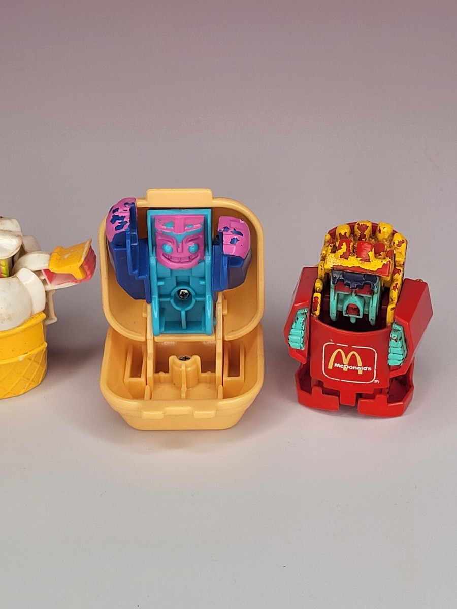 McDonalds 80s Happy Meal Toy Changeables Transformers Fries