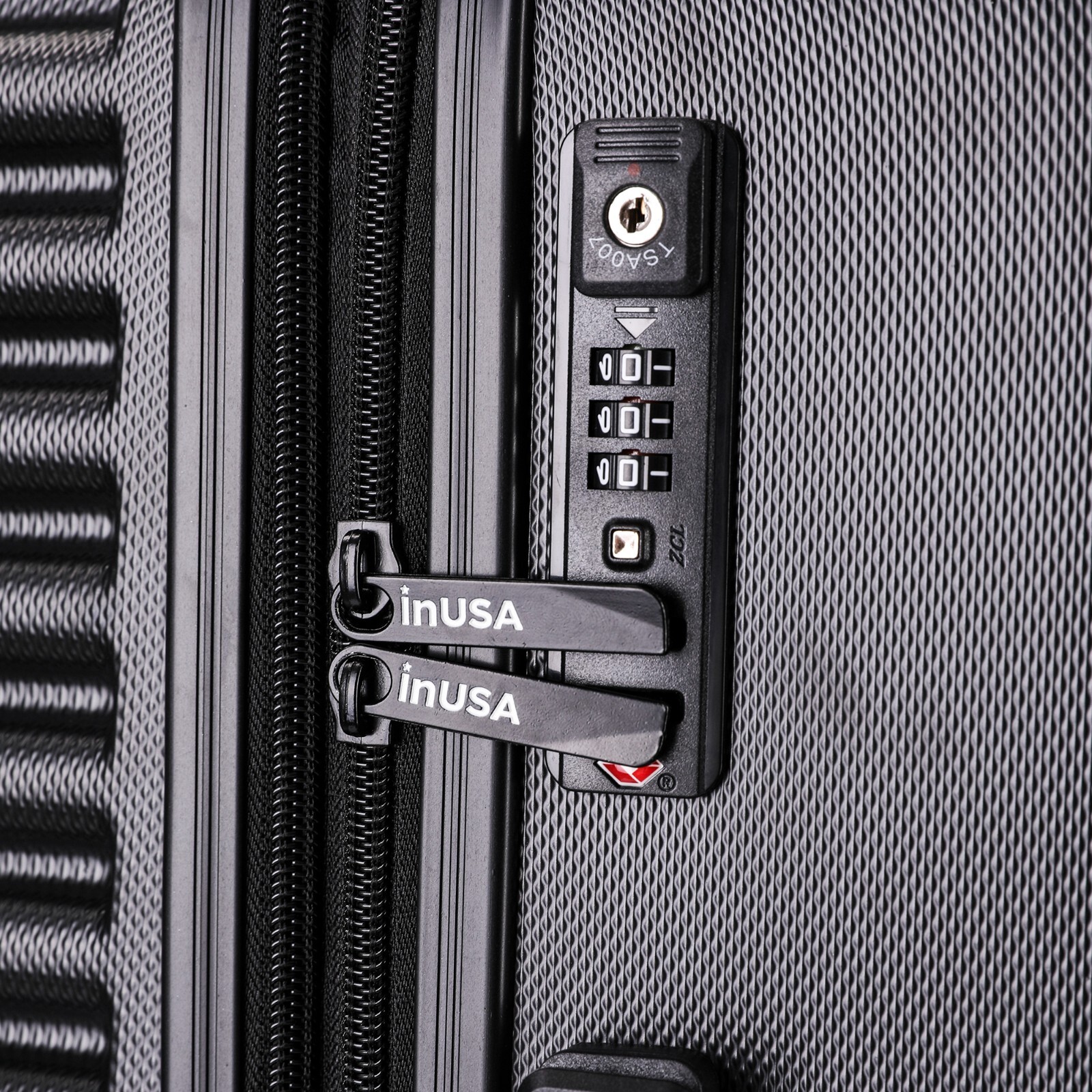 InUSA Ally Hard Shell Luggage Set 360 Spinner Wheel Expandable Suitcase 20" 24"