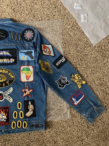 Supreme Patches Denim Trucker Jacket 