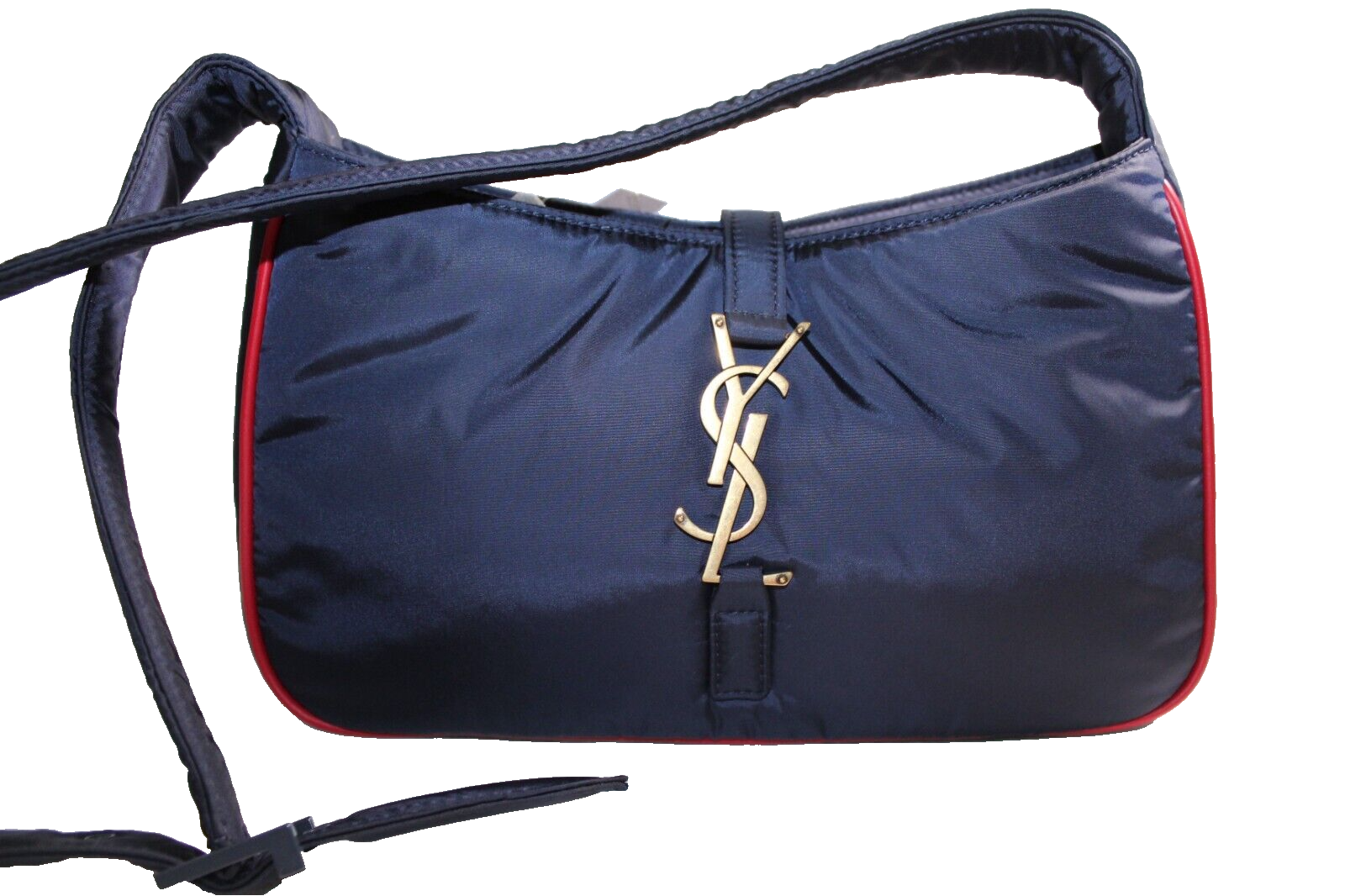 Borsa a tracolla Saint Laurent nylon Le 5 A 7 Hobo nuova senza etichette borsa a mano YSL