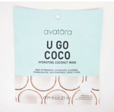 Avatara U Go Coco Coconut Hydrating Coconut Mask - 0.71 oz. Lots Of 2