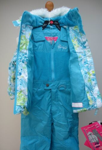 Girls 32 Degrees Weatherproof 2 Piece Snow Ski Suit Parka Bid Pants Y 2 3 4 5 6 - Picture 30 of 34