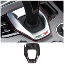 Carbon Fiber Style Gear Shift Box Trim Cover For Alfa Romeo Giulia Stelvio 17-21