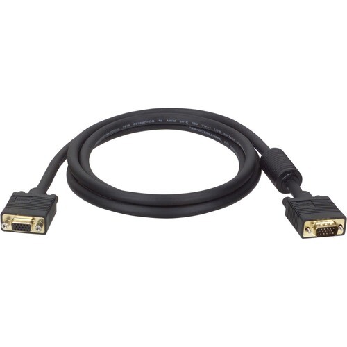 Eaton Tripp Lite Series VGA High-Resolution RGB Coaxial Cable (HD15 M/F)), 50 ft