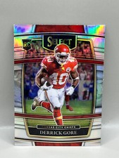 2021 FOTL PANINI SELECT PRIZM FOOTBALL CONCOURSE DERRICK GORE RC #84