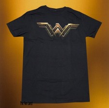 New DC Comics Wonder Woman Vintage Metal Logo Mens T-Shirt