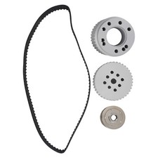 Billet Aluminum Gilmer Belt Drive Pulley Kit For Chevy Sbc 305 327 350 400 Lwp