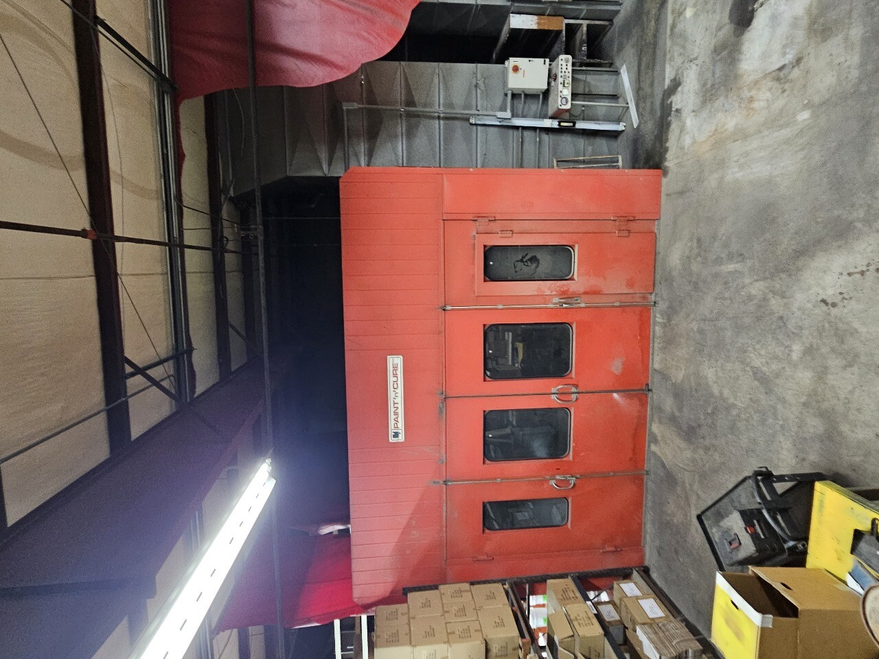 Saico 20'2" x 23'8" Paint'N Cure Downdraft Spray Booth W/Burner & Nat