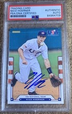 2012 Panini USA Baseball National Team15U National Team Signatures Nico Hoerner 