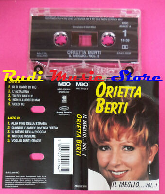 MC ORIETTA BERTI Das Beste Vol. 1 2000 Holland MBO 494456-4 no cd lp dvd vhs