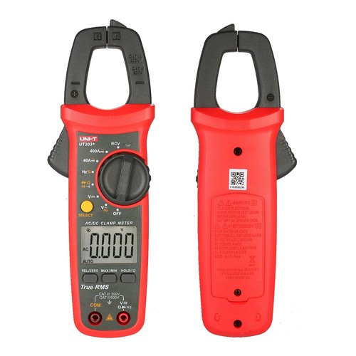 UNI-T TRUE RMS Digital Clamp Meter Multimeter AC DC Volt Amp Ohm Cap NCV Tester - Picture 8 of 17