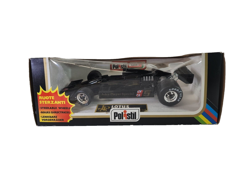 Polistil Lotus 78-MK3 JPS F1 Race Car 1:16 Scale Diecast Model Steerable #2994