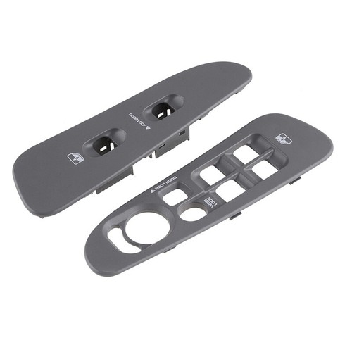 For 2002-2005 Dodge Ram 1500 2500 Taupe Slate Gray Front Window Switch Bezel - Picture 3 of 6