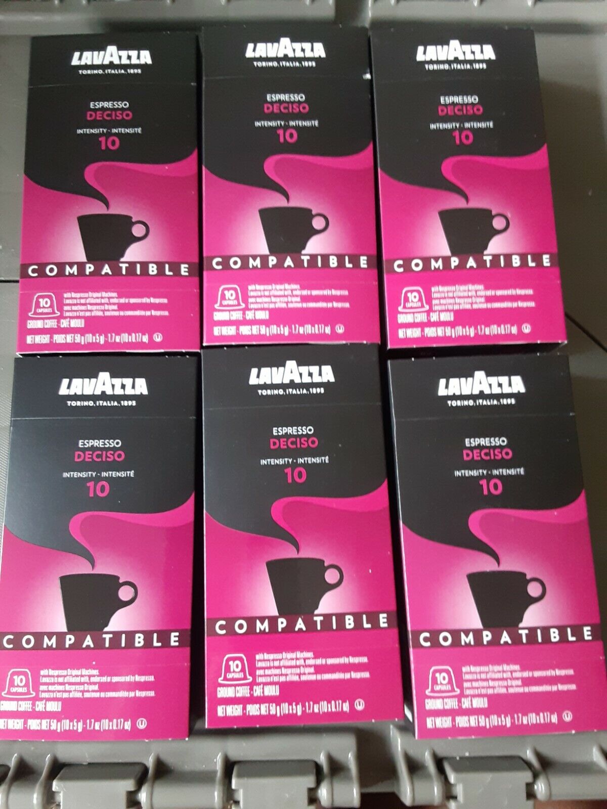 Cápsula Lavazza Compatible Nespresso ® Deciso Espresso 60 Pz