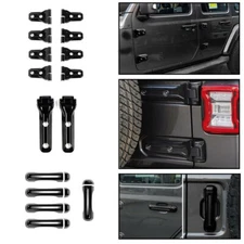 Exterior Hood/Door Handle/Tailgate Hinge Decor Cover For Jeep Wrangler JL 2018+