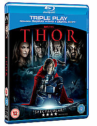 Thor - Triple Play (Blu-ray + DVD + Digital Copy) [2011], New DVD, Chris Hemswor
