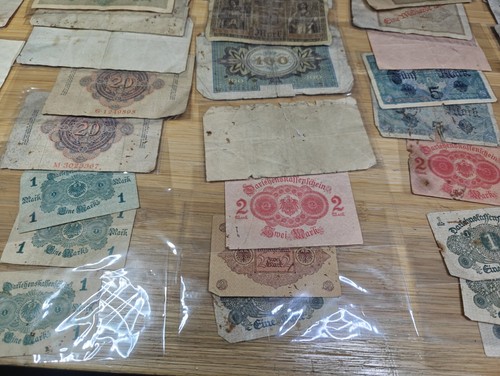 Vintage Lot of 37 German Marks Banknotes Paper Currency 1907-1944 WW1 WW2 - Picture 18 of 22