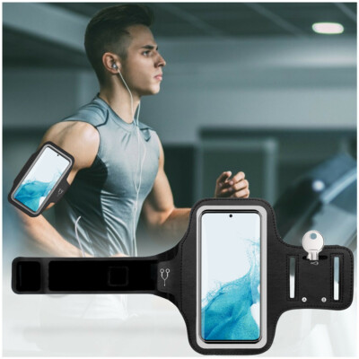 For Samsung S23 S22 S21 Ultra Case Exercise Workout Arm Band