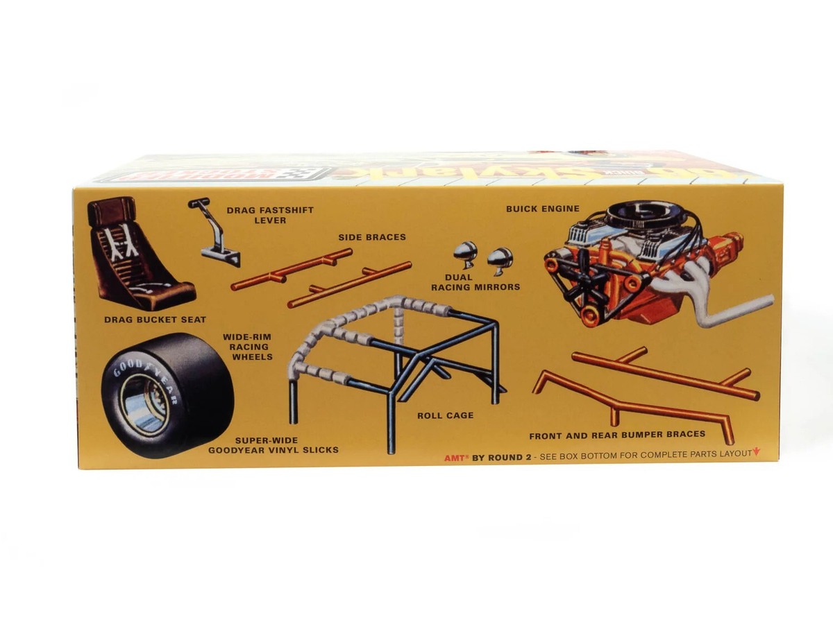 1:25 AMT 1966 Buick Skylark Dirt Late Model Stock Car PLASTIC