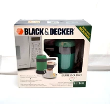 New Vintage 1998 Black & Decker Espresso Mio EE100 - Espresso / Cappuccino Maker
