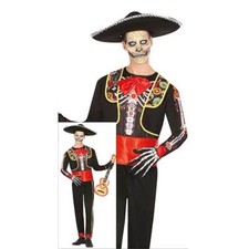 COSTUME SCHELETRO MARIACHI TG. S-M-L