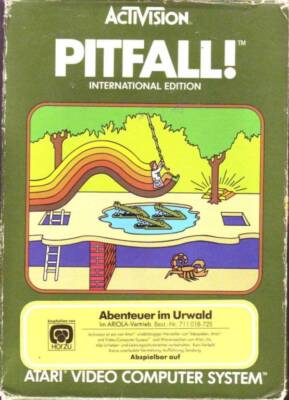 Atari 2600 - Pitfall! International Edition #Greenlabel mit OVP