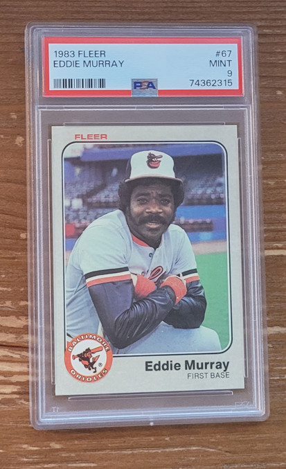 1983 Fleer Eddie Murray #67 PSA 9 Baltimore Orioles (H)