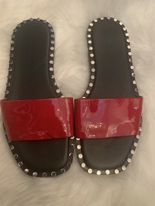 alexander wang lola studded slides