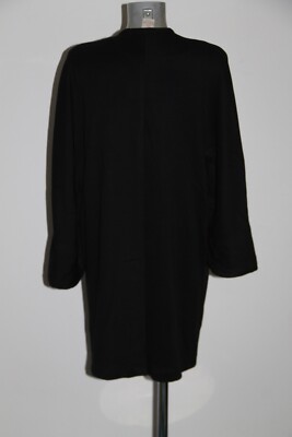 Gilet Long Chacok Femme | Taille S En Coton-Viscose | Noir | Excellent État