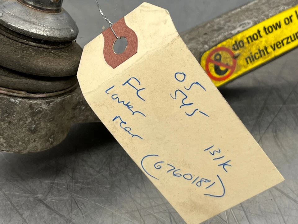 2005 Bmw 545i - E60 - Braço de controle - Frontal inferior - Traseiro - Driver - SOMENTE RWD - Imagem 3 de 4