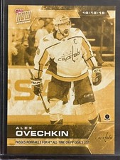 2019-20 Topps Now NHL Sticker #13G Alex Ovechkin Washington Capitals