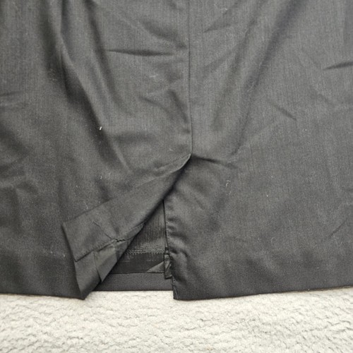 Charter Club Wool Skirt Womens Szie 12 Black A Line Single Slit Business Casual - Picture 14 of 15