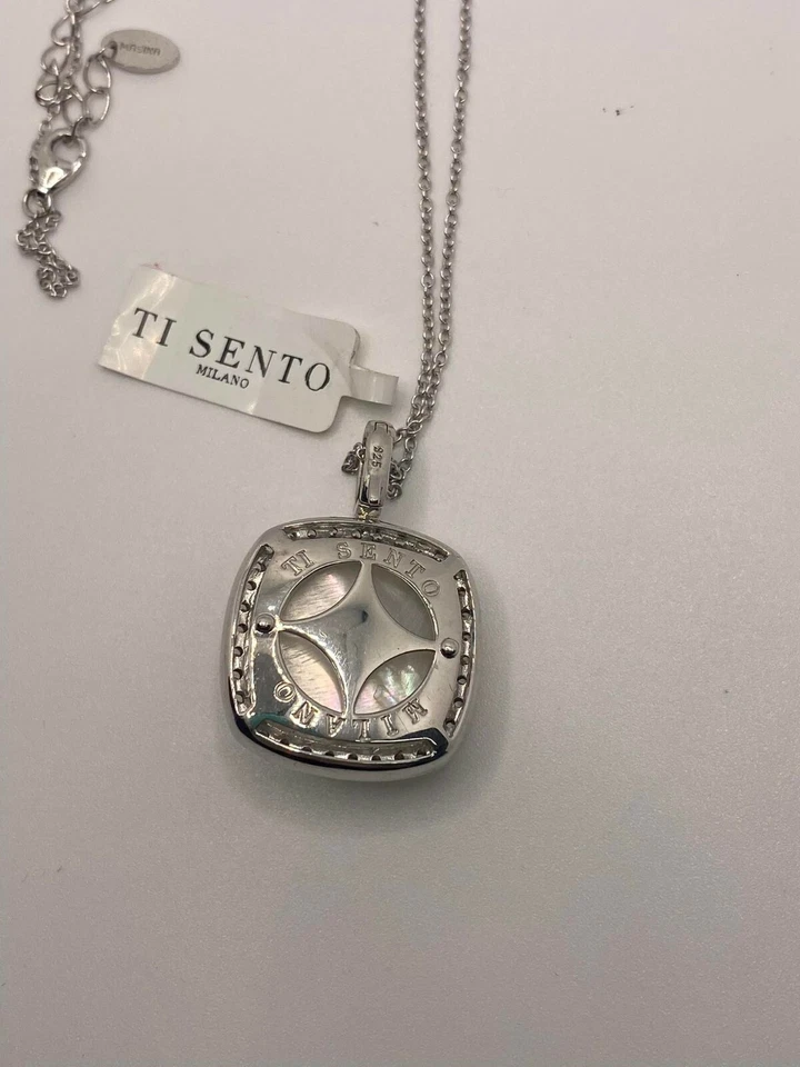 COLLANA DONNA TI SENTO MILANO IN ARGENTO E ZIRCONI 6718MW NUOVO !! -20% OFF - Immagine 3 di 3