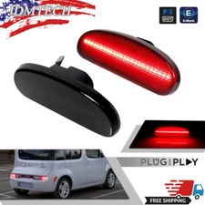 For 09-14 NISSAN CUBE Smoked Rear Bumper Side Marker LED Lights LH & RH Set of 2