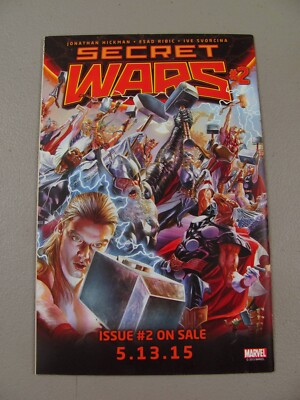 Secret Wars #1 (2015) VF+ Marvel Comics Alex Ross Cover BIN-4199